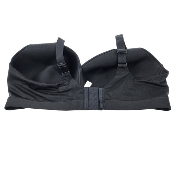 Cacique Black Comfort Bliss Lightly Lined No Wire Full Coverage Bra Size 44D - Picture 3 of 7